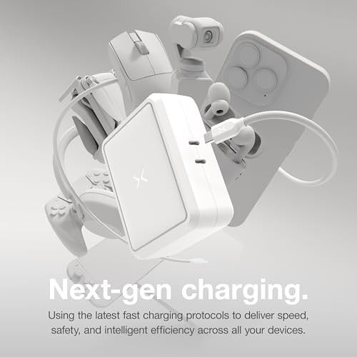 NOCO XGRID X140 140W USB-C CHARGER DUAL PORT GAN POWER ADAPTER - WHITE