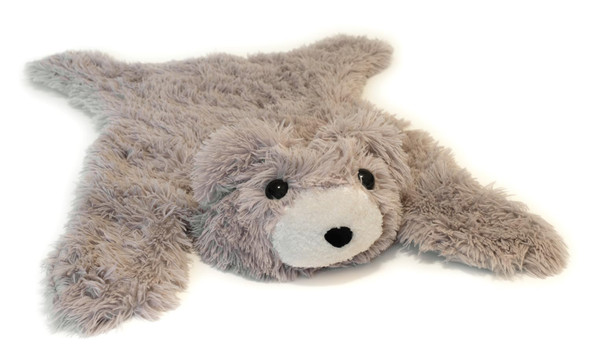HOUSEXHEART HANDMADE FROSTED BROWN BEAR RUG - BEIGE