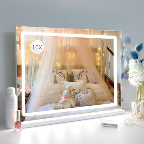 LILYHOME MAKER G M 5846 LED Lighted Mirror 10X LELDF-5846 - White New