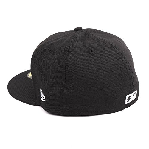 NEW ERA MEN'S CAP YANKEE SIZE: 7 3/8 - 91906 BLACK/WHITE New