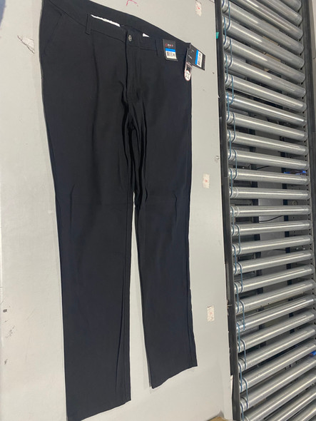 GALAXY BY HARVIC PANTS MEN'S 4 WAY STRETCH CASUAL (36) - SIZE: MEN 36X31 - BLACK New