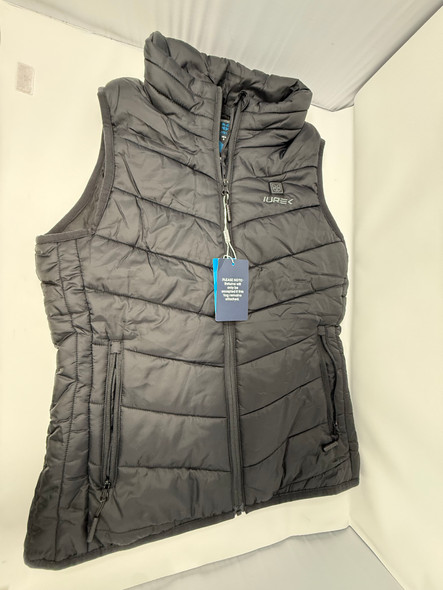IUREK WOMEN'S HEATED VEST, NO BATTERY INCLUDED - SIZE: WOMEN S - BLACK