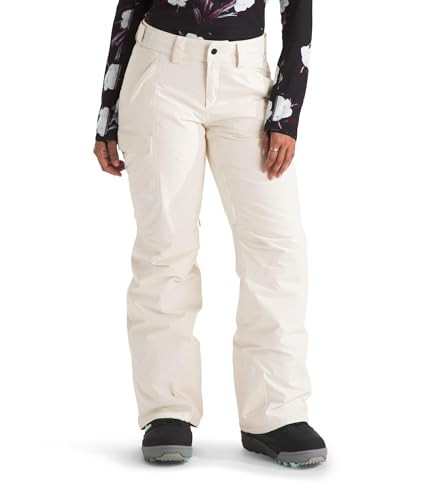 THE NORTH FACE WOMEN FREEDOM INSULATED PANT WATERPROOF X-LARGE SHORT WHITE DUNE New