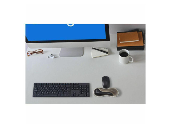 Kensington Slim Duo Gel Mouse/Trackball Wrist Rest - 0.87" x 7.56" x 2.83"