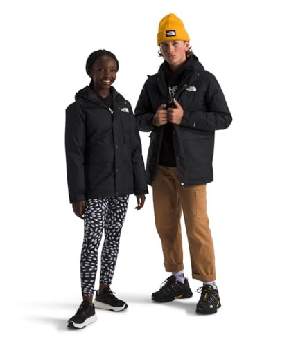 THE NORTH FACE TEEN NORTH DOWN TRICLIMATE 3-IN-1 JACKET TNF BLACK X-SMALL New