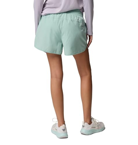 COLUMBIA WOMENS WINDY BAY SHORT - SIZE WOMEN L - MISTY JADE New