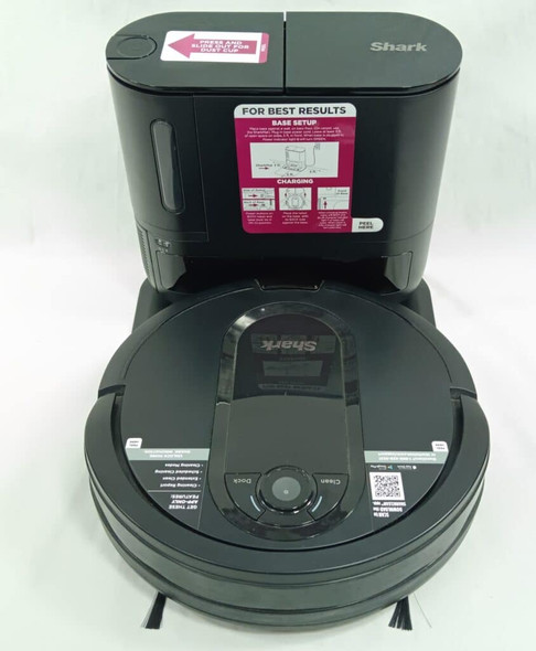 SHARK EZ ROBOT VACUUM & SELF-EMPTY BASE - BLACK