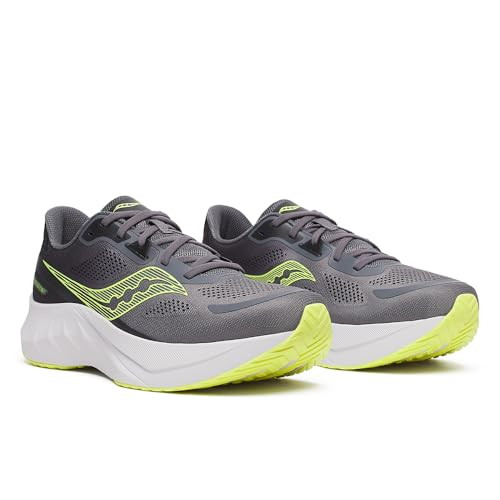 S21012 Saucony Men's Tide Carbon/Primrose Size 8.5