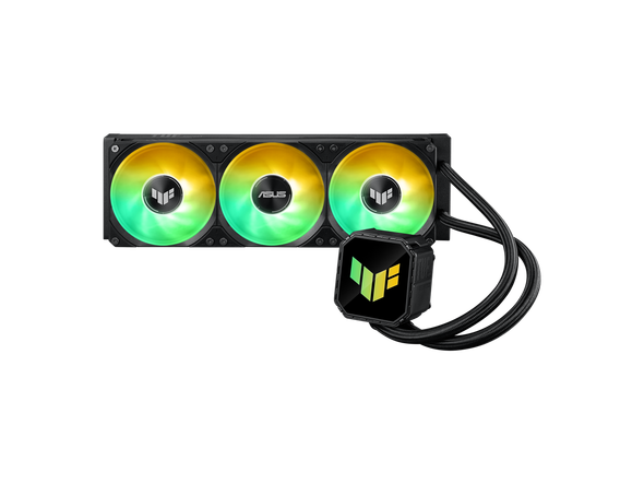 ASUS TUF Gaming LC III 360 ARGB LCD with pre-installed & integrated triple fans
