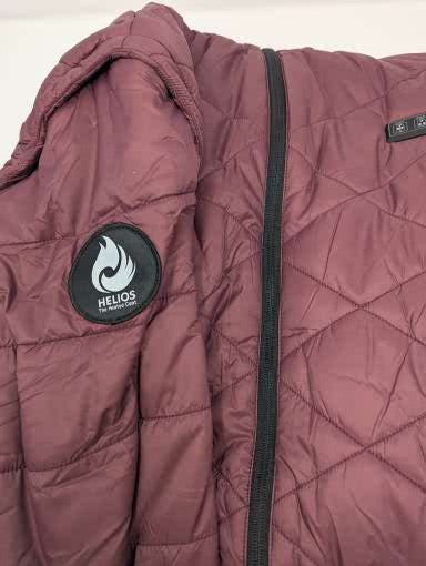 HELIOS HYBRID STYLE FOR WOMEN HEATED JACKET - SIZE: WOMEN L - MAROON New