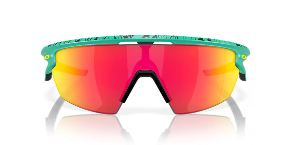 OAKLEY SPHAERA SUNGLASSES 130MM, 3N - MATTE CELESTE/BLACK NEURON/RUBY