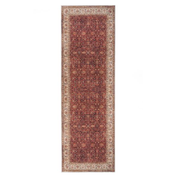 Superior Geometric Medallion Indoor Washable Rug, Toucan Collection, 2'7"x10' New