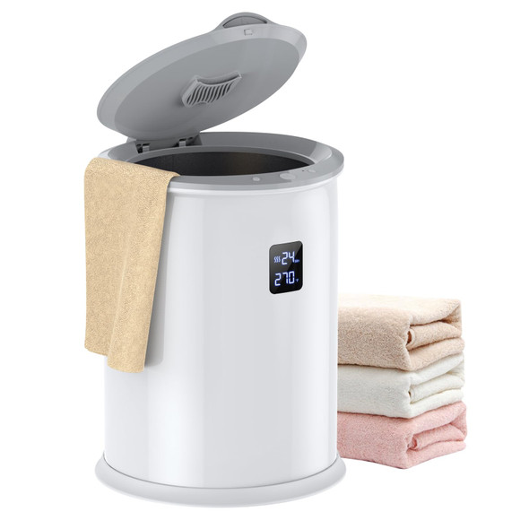 WXKNV LARGE TOWEL WARMER FOR BATHROOM, HOT TOWEL WARMER WITH TIMER - WHITE