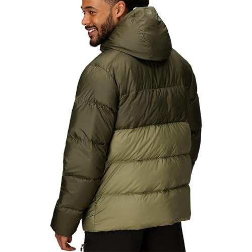M16229 MARMOT GUIDES DOWN HOODY GREEN, MEDIUM - ROSIN/OLIVE GREEN New