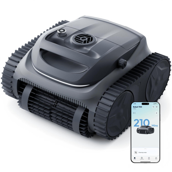 BUBLUE CORDLESS POOL VACUUM FOR INGROUND & ABOVE GROUND POOLS - SPACE GRAY