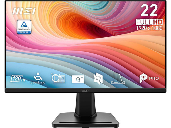 MSI 22 inch (21.45" viewable) Full HD 120Hz Adaptive Sync Anti Glare 1ms