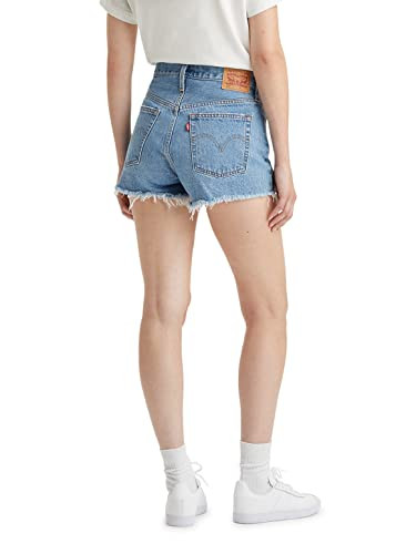 563270321 Levi's Women's 501 Original Shorts QUIET RIOT 33 New
