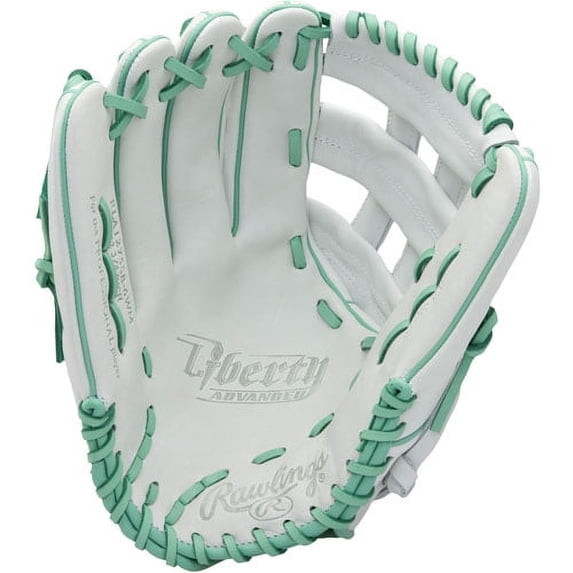 RAWLINGS LIBERTY ADVANCED 12.75" FASTPITCH SOFTBALL GLOVE LEFT HAND - WHITE MINT
