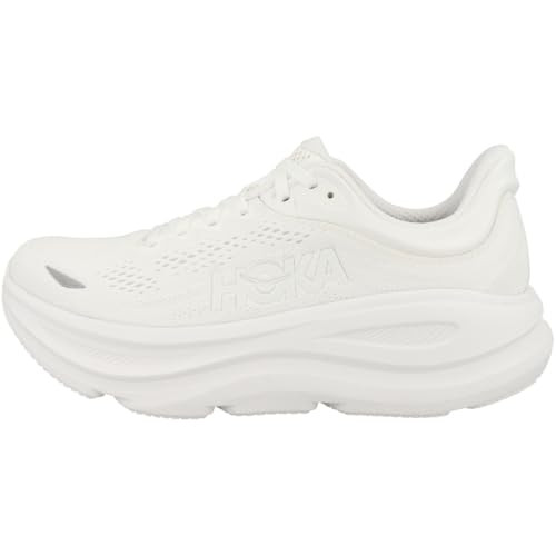 HOKA WOMEN'S BONDI 9 - SIZE: WOMEN 8 (AU/UK W6.5) (EU W40) (JP W25) WHITE WHITE