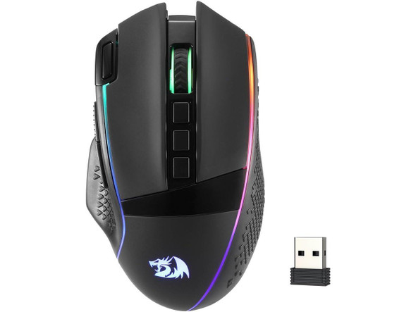 Redragon M991 Wireless Gaming Mouse, 26000 DPI 3-Mode Gamer Mice w/Rapid Fire