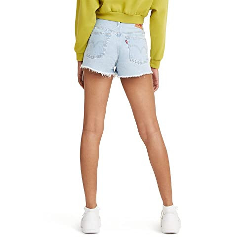 LEVI'S WOMEN'S 501 ORIGINAL SHORTS SIZE 32 - OJAI TOP/LIGHT INDIGO New