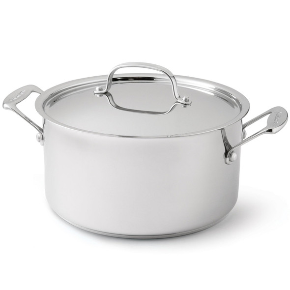 CUISINART 744-24 CHEF'S CLASSIC STAINLESS STOCKPOT, 6-QUART - SILVER