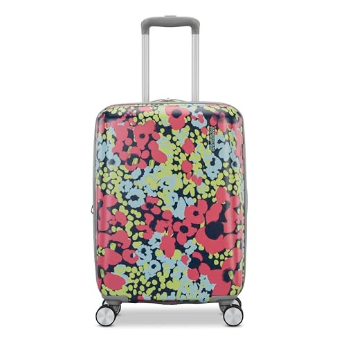 AMERICAN TOURISTER MOONLIGHT II HARDSIDE EXPANDABLE CARRY-ON 22"- POPPY PATTERN