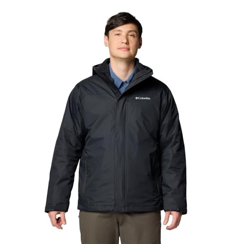 COLUMBIA MENS TUNNEL FALLS II INTERCHANGE JACKET - SIZE: MEN 3XL - BLACK New