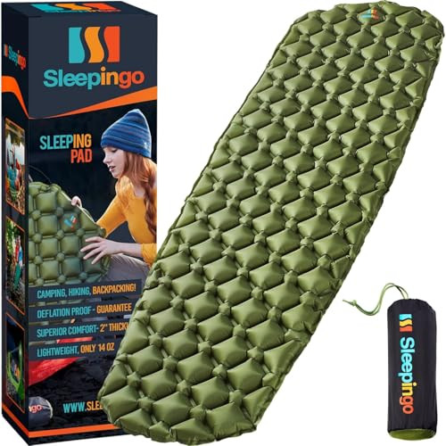 Sleepingo Ultralight Sleeping Mat Inflatable & Compact Camping Air Mattress