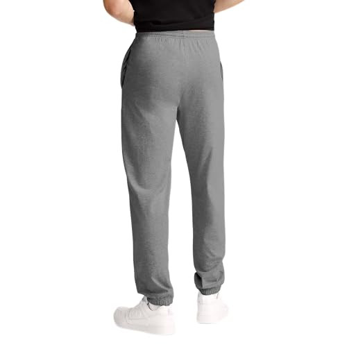 CHAMPION MENS LIGHTWEIGHT LOUNGE SHIRT & SWEATPANTS SET GRANITE GREY HEATHER S New
