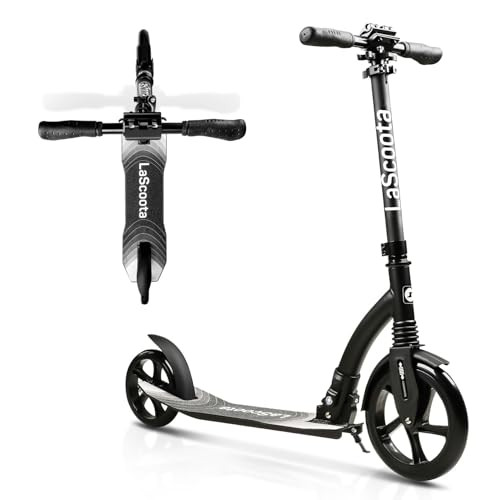 Lascoota Lite Kick Scooter Lightweight Foldable with Large Sturdy Wheels etc