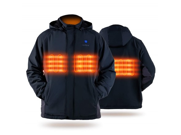 IUREK HEATED JACKET 7.4V 10000MAH BATTERY - SIZE: MEN S - BLACK
