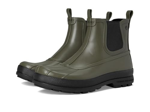SPERRY MENS COLD BAY CHELSEA BOOT - SIZE: MEN 8.5 - GREEN