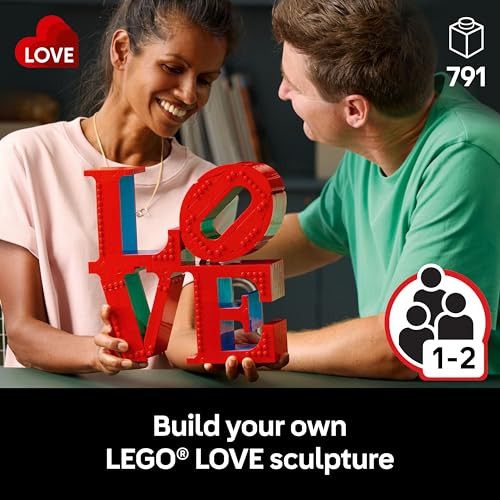 LEGO Art Love Collectible Building Set 31214 - Red New