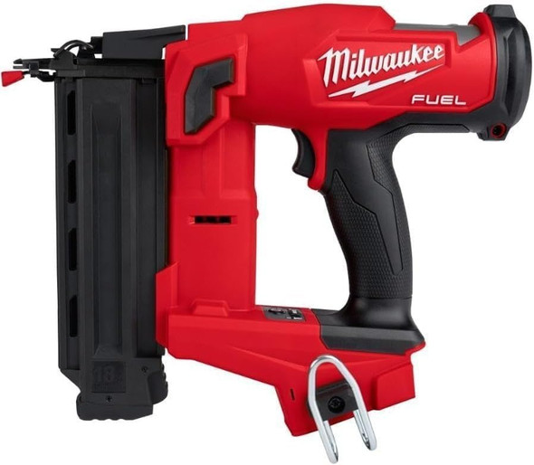 MILWAUKEE M18 FUEL 18 GAUGE CORDLESS BRAD NAILER - TOOL ONLY - RED