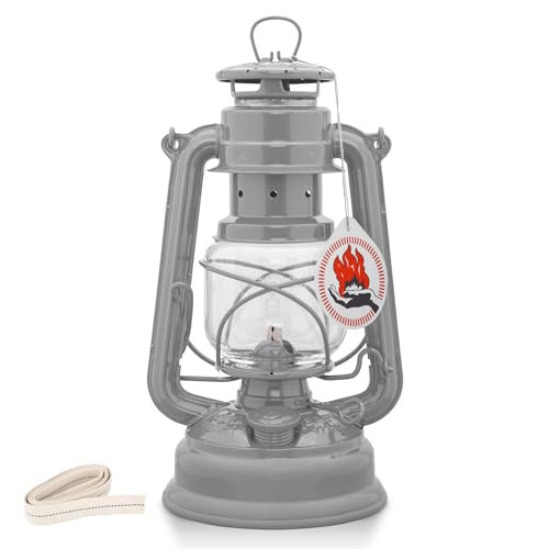 FEUERHAND BABY SPECIAL 276 KEROSENE FUEL LANTERN, UNPAINTED, 10 INCHES - SILVER
