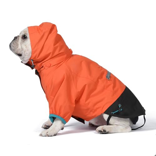 ORVIS DOG ALL SEASON TREKKER 3-IN-1 COAT FOR DOGS, SIZE LARGE, 042024 - ORANGE