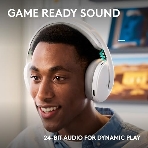 LOGITECH G325 LIGHTSPEED WIRELESS BLUETOOTH GAMING HEADSET - WHITE