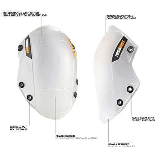 To Toughbuilt – Non-Marring SnapShell™ Knee Pad (TB-KPS-03) - WHITE New