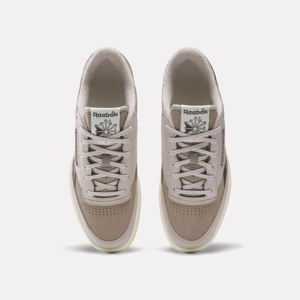 REEBOK CLUB C REVENGE VINTAGE II - SIZE: MEN 9 MEDIUM - HAZY GRAY/VINTAGE CHALK New