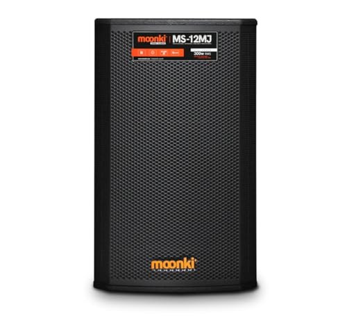 Moonki Sound MS-12MJ Pro Audio Speaker 12-inch Woofer Class D Amplifier DSP