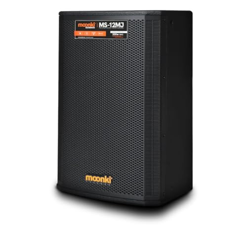 Moonki Sound MS-12MJ Pro Audio Speaker 12-inch Woofer Class D Amplifier DSP