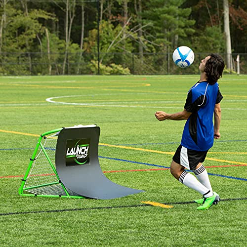 FRANKLIN SPORTS LAUNCH RAMP SOCCER TRAINER 38"X42"X35.75" 60071X - BLACK