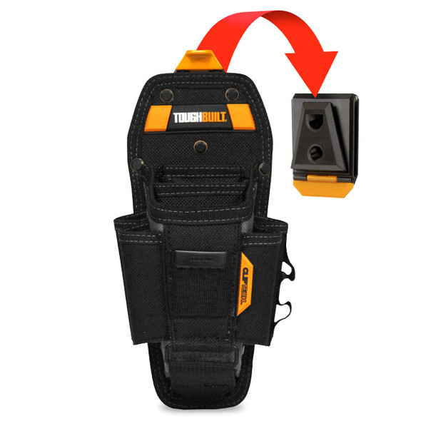 TOUGHBUILT CLIPTECH SERIES TECHNICIAN 7-POCKET TOOL POUCH TB-CT-36-L7 - BLACK New