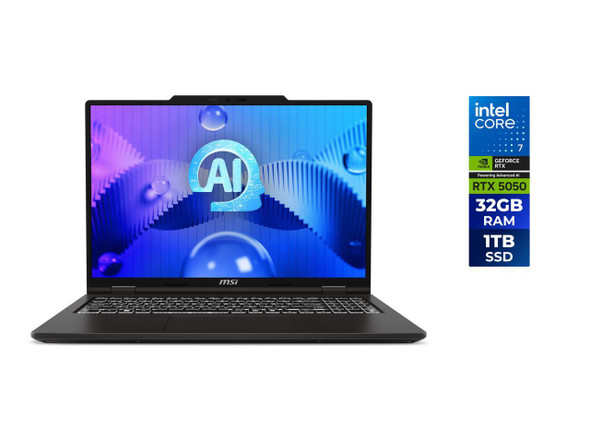 MSI VenturePro 16 A2RWETG-037US 16" Touchscreen Notebook - Intel Core 7 240H