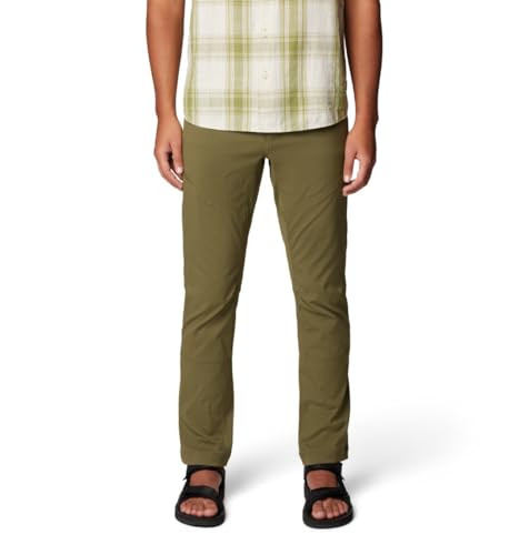 MOUNTAIN HARDWEAR MEN'S HARDWEAR AP ACTIVE PANT - SIZE: MEN 42W X 32L -GREEN New