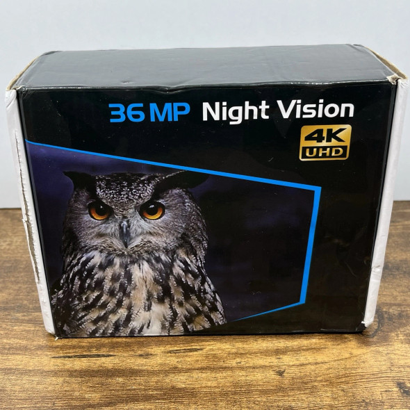 GENERIC 36MP 4K UHD NIGHT VISION BINOCULARS 5X ZOOM IR W/ 32GB CARD - BLACK