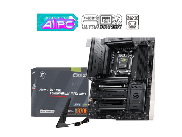 MSI MAG X870E TOMAHAWK MAX WIFI AM5 AMD X870E Motherboard