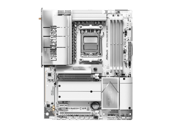 ASRock X870E Challenger WiFi White AM5 AMD X870E ATX Motherboard
