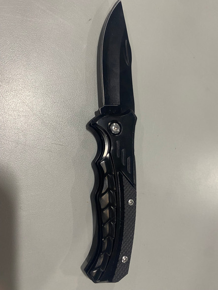 GENERIC FOLDING POCKET KNIFE 6.2 IN LENGTH - BLACK
